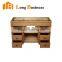 LB-LX2004 Solid wood double sink bathroom vanity, commercial bathroom vanity design, bathroom cabinets uk