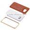 Latest design factory direct sale leather cell phone case for samsung galaxy S6 edge leather case with card holder                        
                                                Quality Choice