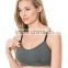womens sports bra, nylon nursing bra with clip down