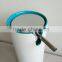 Glossy Glaze Ceramic 4-Piece Environmental Bathroom Accessory Set, Colorful Collection