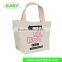 Full Printing Black Fashion Cotton Canvas Tote Bags for Girls