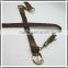 Handmade bradied cowhide belt for ladies