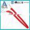 Promotional cheap zipper lanyard with soft pvc puller