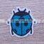 Custom embroidery self adhesive insert machine woven patches bjj gi for clothing