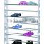 cheap folding plastic 10 tiers 50pairs shoe rack organizer