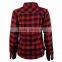 Custom Flannel Fabric Lady Fashion Shirt