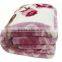 Winter blanket bed sheets raschel blanket double layer mink blanket