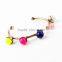 Wholesale fashion hot selling cute candy color bead cuff bangle