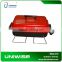 Square Portable Barbecue Grill folding charcoal BBQ grill with lid for camping