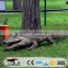 Animatronic crocodile sculpture animal model garden stature for display