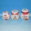 Hot sale ceramic storage jar with monkey figurine