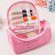 Lace PVC Cosmetic Bag Fashion Sweety Cosmetic Makeup Bag Portable Toiletry Bag For Travel                        
                                                Quality Choice