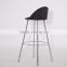 new style of stainles steel bar chair for modern deco