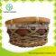 Rattan round kitchen basket for fruit