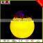 LED Light Flower pot PE Material Round Planter Pot with RGB Lighting