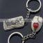 3D LOVE key chain/ custom zinc alloy key chain for wholesale