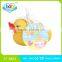 2015 New Item!PVC funny rubber duck+4 small duck baby bath learning toy