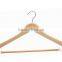 Wooden hanger with rolling bar