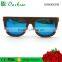 2016 popular high quality handmade custom laminated wood sunglasses with mirror coating lens