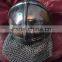 VIKING HELMET ANTIQUE FINISH WITH ALUMINIUM CHAINMAIL