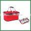 New style aluminum frame foldable Picnic cooler basket