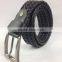 hand-woven new style knitted belt with pin buckle belt