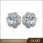 OUXI New Designs Wholesale Changeable Gold Earrings Made With Austria Crystal