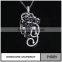 925 Sterling Sivler Luxury CZ Gemstone Necklace Pendant Jewelry