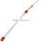 Aimigou NEW Steel Wire Kitten Cat Toy Feather Rod Teaser Bell Play Pet Dangler Wand