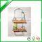 Hot sale wooden shampoo storage rack for bathroom