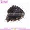 2016 Hot selling 7 pieces afro kinky curly clip-in human virgin 8 inch hair extensions