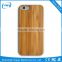 Custom Logo Printing Blank Wood Case Real Bamboo Back Case Cover for iPhone 6/6s Plus