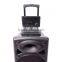 Professional trolley portable bluetooth speaker with screen