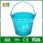 Bright colors galvanized tin ice bucket with steel handle