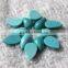 Natural Turquoise Stone Pear Cabochons