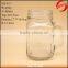 Factory price 480ml glass jar with handle for sale