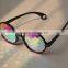 squar prism kaleidoscope glasses with glass lens