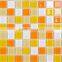 colorful glass mosaic wall tile (crystal glass)