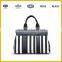Big capacity PU leather handbag with handle , fashion beauty briefcase