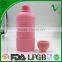 disposable cylinder 100ml plastic perfume bottle with oval cap