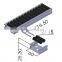 JY-2046D|Silence silde track for packing |Iron alloy derma rollers