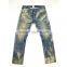 Custom High quality vintage wash distressed Japanese selvedge jeans denim selvedge denim jeans(LOTR010)