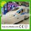Attraction park ride electric trackless train for sale