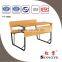(Furniture)Double school desk and chair ,2 seater ,classroom student desk and chair for school furntiure