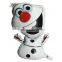 2015 Promotion cartoon animals helium balloon,16 inches printed balloon, Christmas day snowball frozen balloon