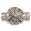 Fashion leopard vintage hair accessories cheap stretch bracelet headband for baby girls fancy knitted baby hair bow headband