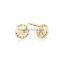 2016 summer style 925 Sterling silver chain necklace 14k real gold plating korean TV series doctors small dog stud earring