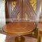 Engraving Solid Wood Double Door Real Thai Teak Wood Main Door Designs No.10