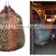 Horse Equipment Polyethylene HayNets,hay mesh bag PP PE horse hay feeder net 3cm, bolsa de heno,fardos de feno tamanho