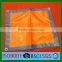 PE great quality blue and orange coated tarpaulin